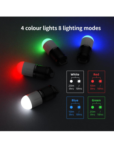 Baliza de Buceo XTAR SD1 4 Colores 8 Modos 100m