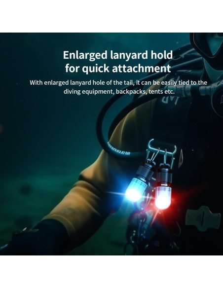 Baliza de Buceo XTAR SD1 4 Colores 8 Modos 100m