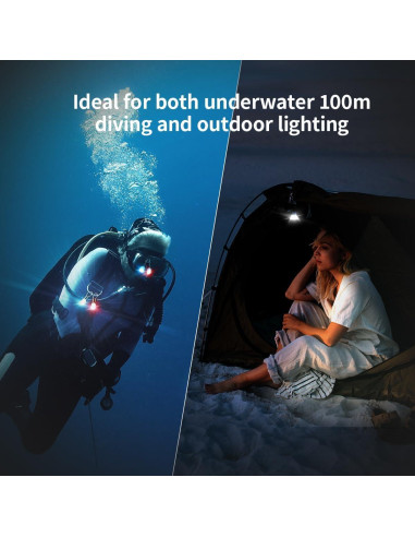 Baliza de Buceo XTAR SD1 4 Colores 8 Modos 100m