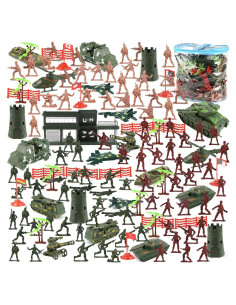 Conjunto de Soldados 3 Nutrias 307PCS Juguete Militar