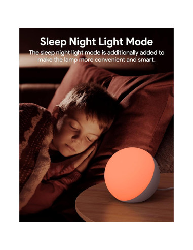 Lámpara de Mesa Hifree Táctil RGB Control por Voz 12cm