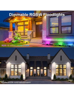 Luz de Inundación LED YAYZA! RGBW Control Remoto 300W 2