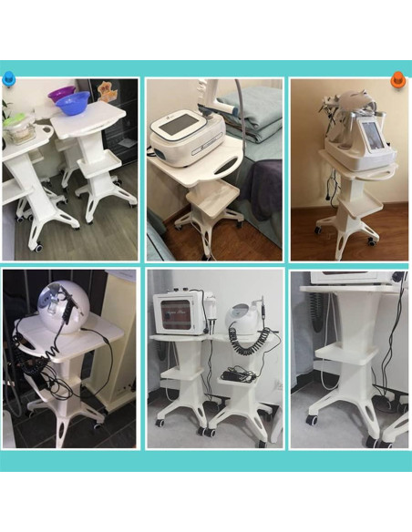 Carro Rodante Multifuncional LOYALHEARTDY Blanco 36.83x44.96x71.43cm