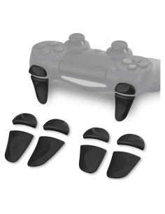 Extensores de Gatillo PlayVital para Controlador PS4 - Negro