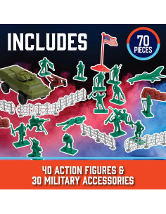 Set de Soldados de Guerra Moderna SCS Direct - 70 Piezas 2