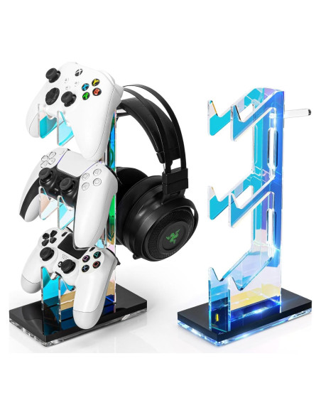 Soporte Acrílico OAPRIRE para Controladores y Auriculares