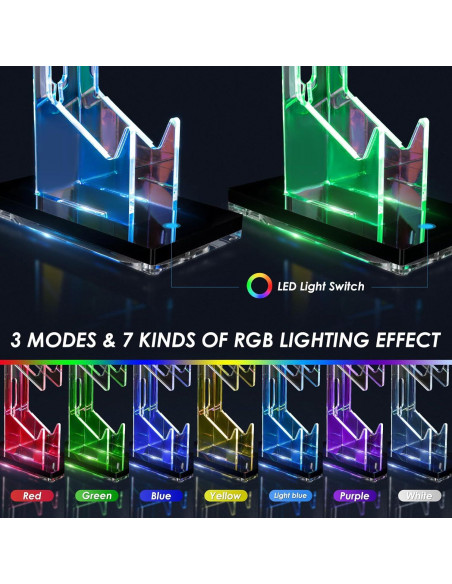 Soporte Acrílico OAPRIRE para Controladores y Auriculares