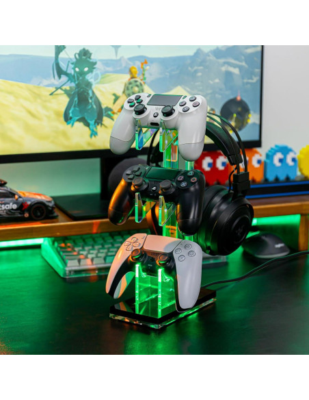 Soporte Acrílico OAPRIRE para Controladores y Auriculares