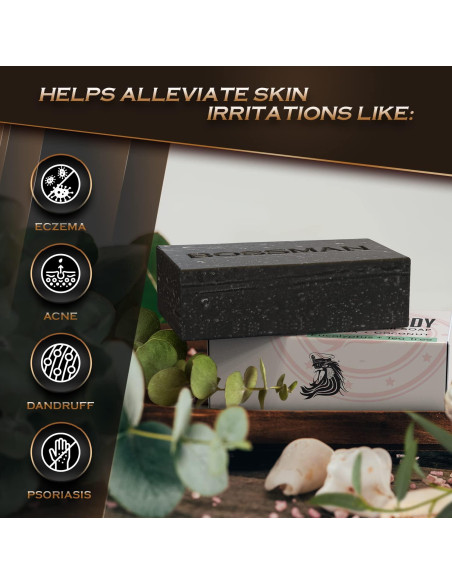 Jabón en Barra 4 en 1 Bossman Eucalipto y Árbol de Té 108.9 g