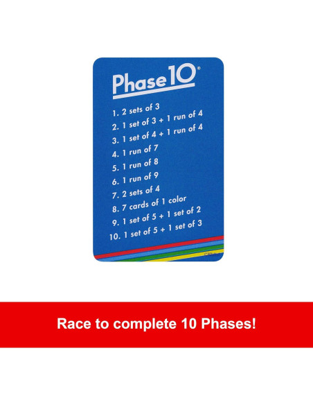 Juego de Cartas Phase 10 Mattel en Lata Decorativa