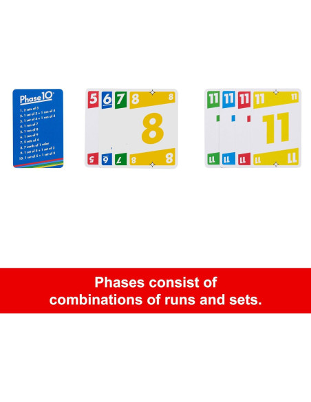 Juego de Cartas Phase 10 Mattel en Lata Decorativa