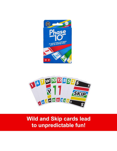 Juego de Cartas Phase 10 Mattel en Lata Decorativa