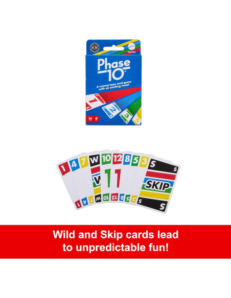 Juego de Cartas Phase 10 Mattel en Lata Decorativa