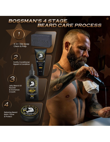 Jabón en Barra 4 en 1 Bossman Eucalipto y Árbol de Té 108.9 g