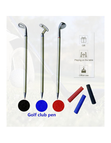 Juego de bolígrafos de golf SANTA CASA con mini campo