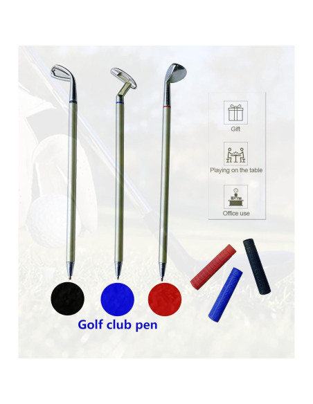 Juego de bolígrafos de golf SANTA CASA con mini campo