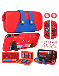 Funda 8 en 1 Gurgitat para Nintendo Switch con Accesorios