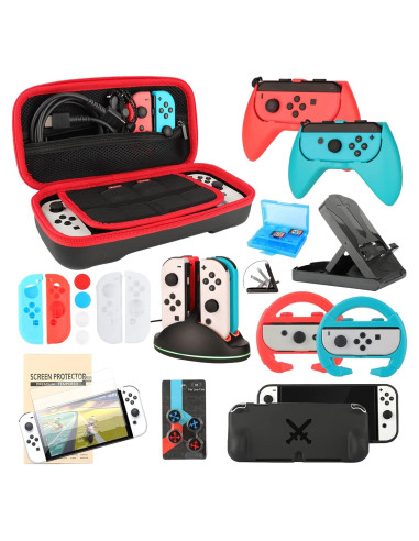 Kit de Accesorios para Nintendo Switch OLED RTop 23 en 1