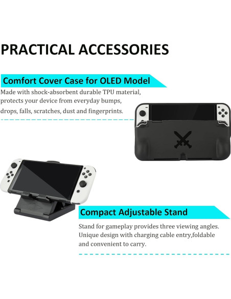 Kit de Accesorios para Nintendo Switch OLED RTop 23 en 1