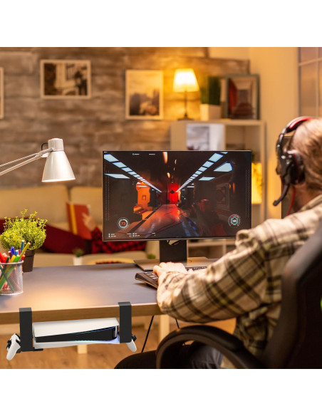 Soporte de escritorio Semaiki para PS5 y PS5 Slim, metálico