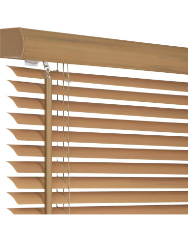 Persianas Sin Cable PowerSellerUSA 39x64cm Vinilo Madera