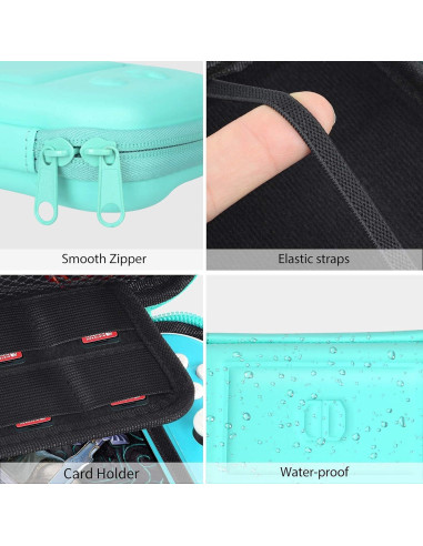 Funda CoBak para Nintendo Switch Lite - Verde, 8 Cartuchos