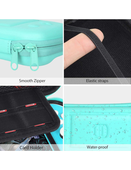 Funda CoBak para Nintendo Switch Lite - Verde, 8 Cartuchos
