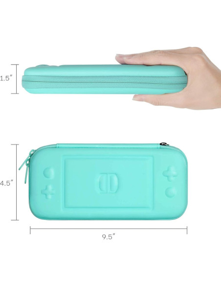 Funda CoBak para Nintendo Switch Lite - Verde, 8 Cartuchos
