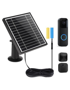 Cargador Solar UYODM para Timbre Blink y Cámara Exterior
