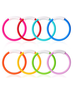 Anillos de Buceo Joyin 8 Pcs 13.97 cm Coloridos para Niños