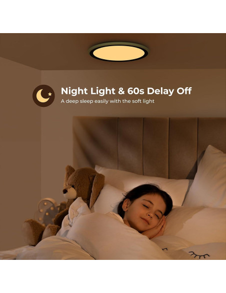 Luz de Techo LED RGB BLNAN 33cm 24W Regulable con Control Luz de Techo LED RGB BLNAN 33cm 24W Regulable con Control