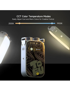 Luz de Video RGB PHOTOOLEX TOFU-BRO 7500mAh 12W LED 2