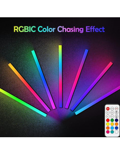 Barra de Luz Bajo Monitor RGB ABCidy 31.75 cm Control Remoto 2