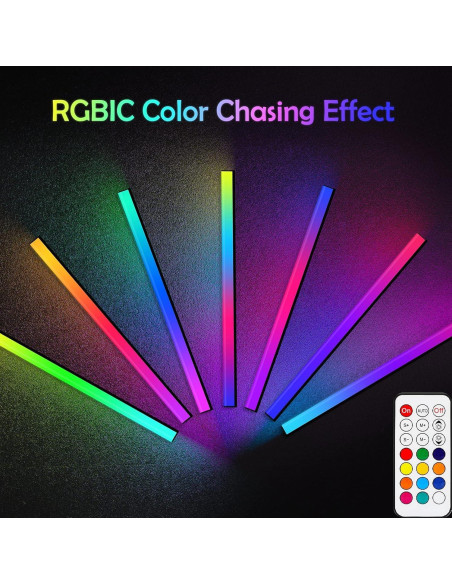 Barra de Luz Bajo Monitor RGB ABCidy 31.75 cm Control Remoto