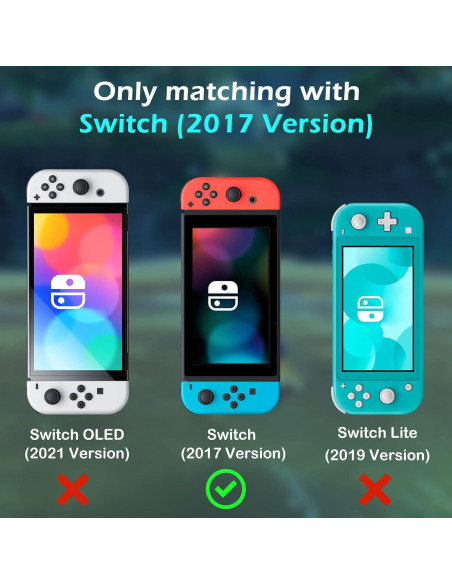 Funda de transporte DLseego Rosa para Switch con accesorios