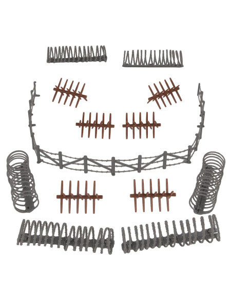 BMC Barricada de Alambre de Púas - Set de 18 Piezas