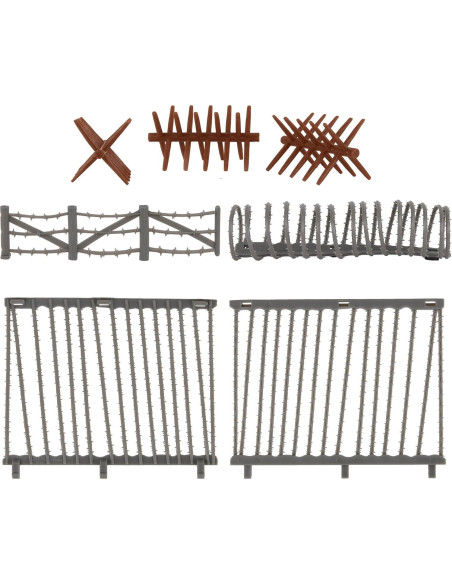 BMC Barricada de Alambre de Púas - Set de 18 Piezas