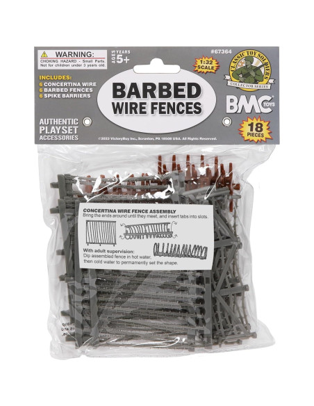 BMC Barricada de Alambre de Púas - Set de 18 Piezas