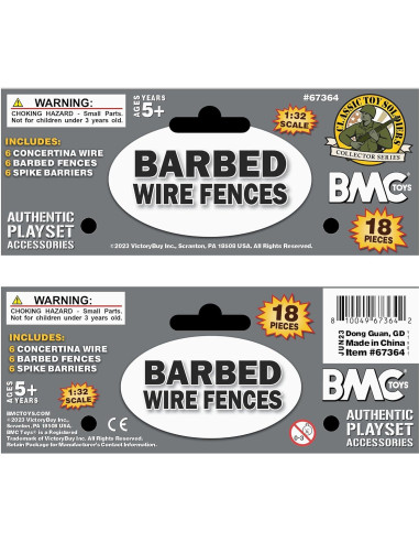 BMC Barricada de Alambre de Púas - Set de 18 Piezas
