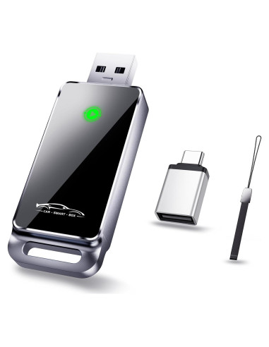 Adaptador Wireless CarPlay Vnilrgle 2024, Plug and Play, Sin Latencia
