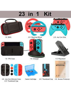 Kit de Accesorios para Nintendo Switch WEILE 23 en 1 2