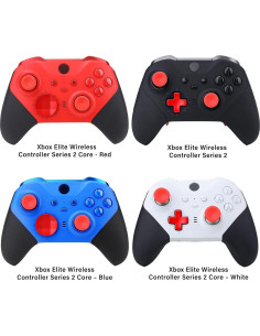 Accesorios Xbox One Elite Series 2 Vanpark Rojo Piezas Repuesto 2