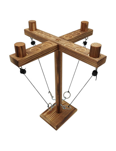 Juego de Gancho y Anillo Gelabur - Madera Ecológica 30 cm