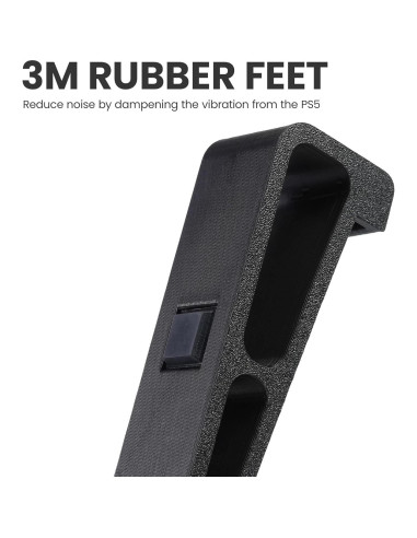 Patines Glistco para PS5 - Soporte Horizontal Negro