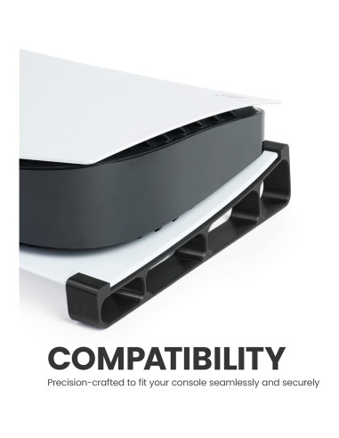Patines Glistco para PS5 - Soporte Horizontal Negro