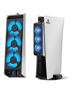 Ventilador de Enfriamiento JUSPRO para PS5 con Luz LED