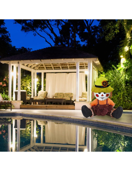 Espantapájaros Inflable Pyhodi 108x75 cm con Luces LED Espantapájaros Inflable Pyhodi 108x75 cm con Luces LED