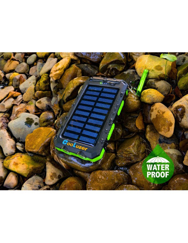 Banco de Energía Solar 36800mAh Coolstar Verde IP67