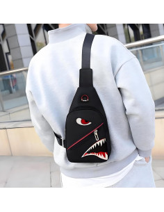 Bolso Cruzado Casual Unisex para Hombro 26x17 cm 2