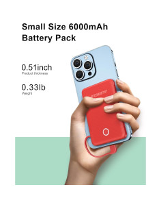 Cargador Portátil Alongza 6000mAh con Cables para Android 2